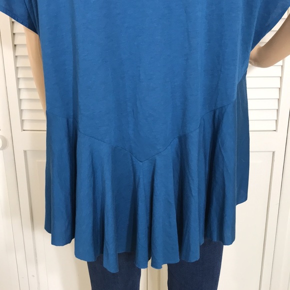 Peruvian Connection Gathered Hem Tee Shirt Medium and Large - Picture 9 of 12